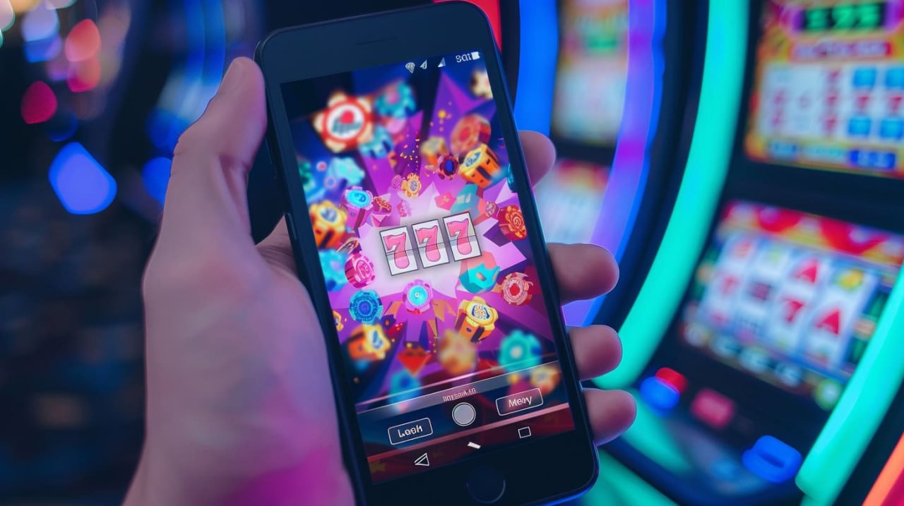 nentot mobile app interface showing slot games and account menu
